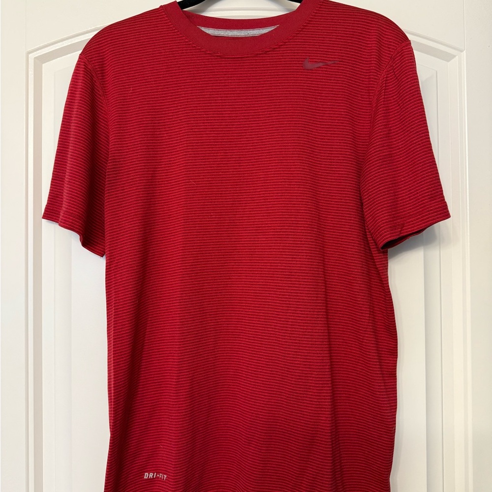 Nike Red Short Sleeve Performance Tee
